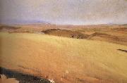 Joaquin Sorolla Castilla wheat field oil